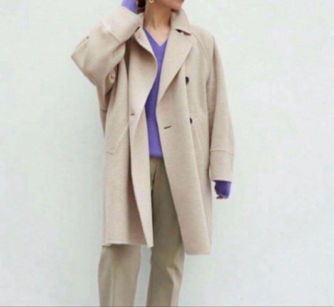 IENA スーパー160ダブルフェイスオーバーコート