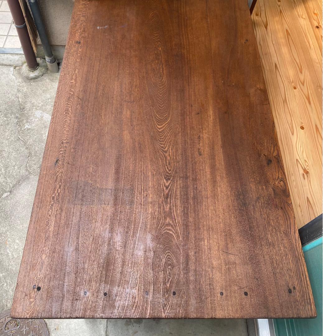 vincent 木製デスク 昭和レトロ 古道具 両袖机