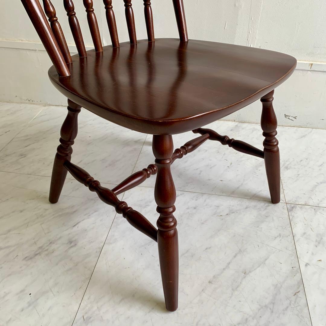 【柏木工】ウィンザーチェア／ダイニングチェア／飛騨家具 ③