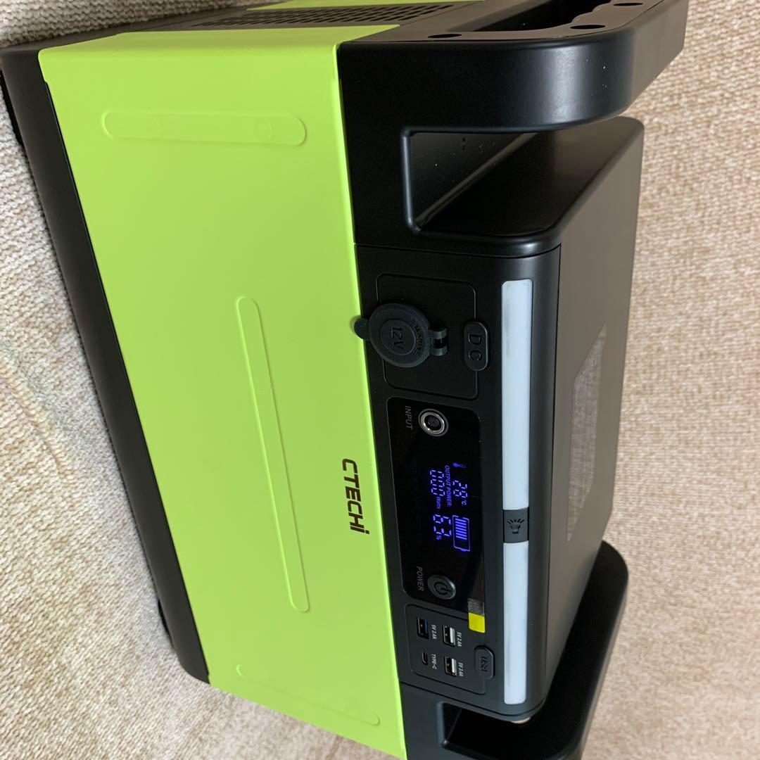 CTECHI ポータブル電源 378000mAh 1500W 高安全リン酸鉄锂