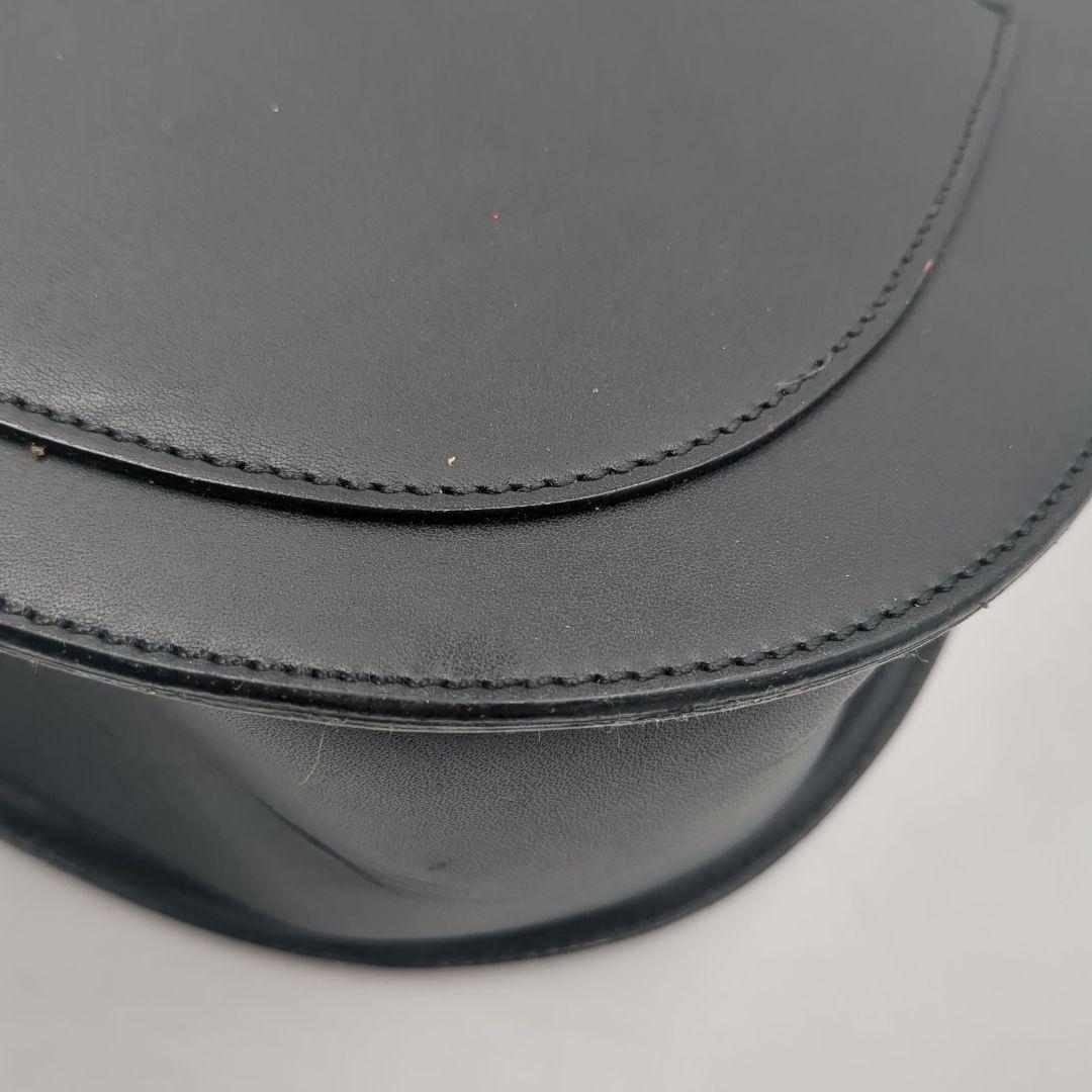 極美品 SOMES ソメス サドルバッグ ショルダーバッグ 金具 レザー