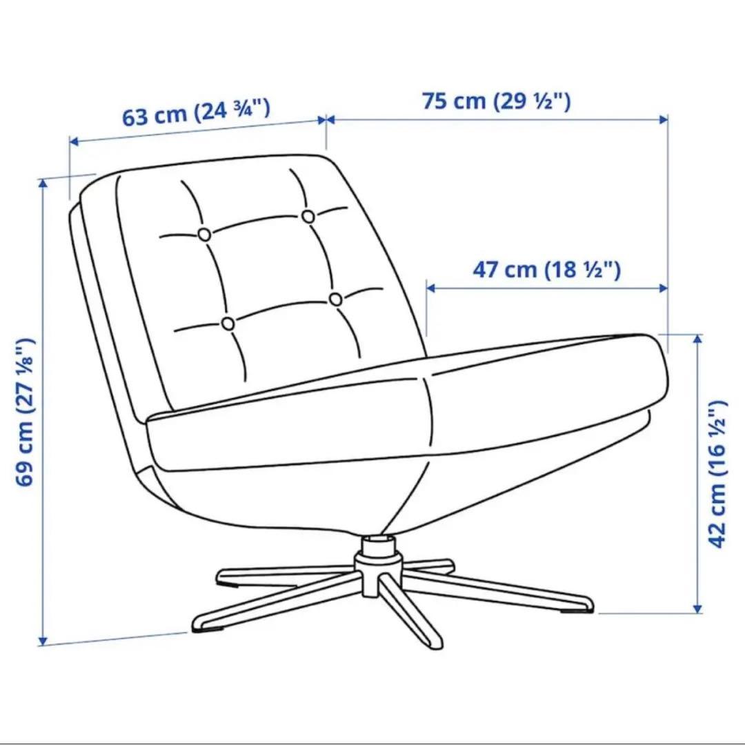 F様　【美品】IKEA　イケア　DIVLINGE　ディヴリンゲ　グリーン