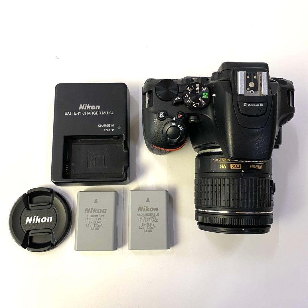 Nikon 一眼レフ D5500 18-55mmレンズ付き WiFi
