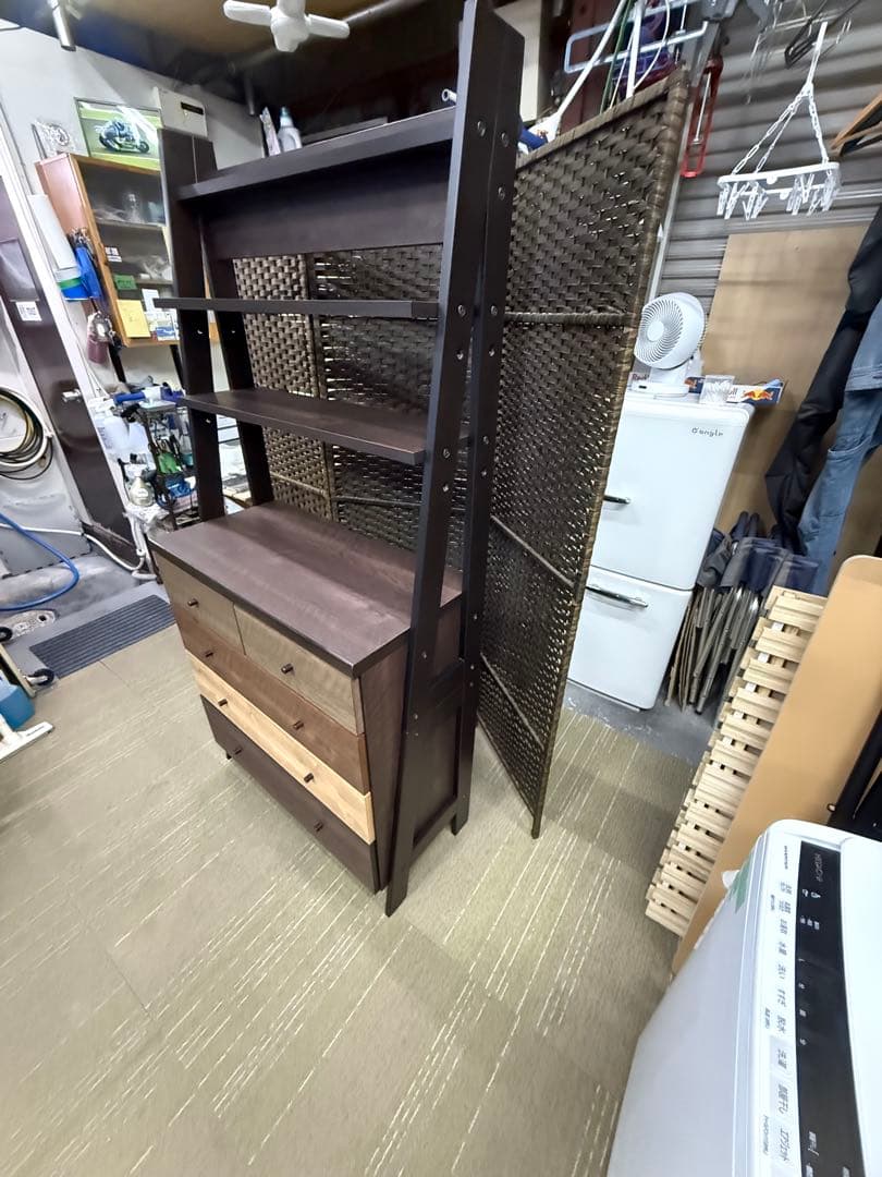 【洗浄消毒作業済】ニトリ　チェストラック　(ランダム2 80 DBR)