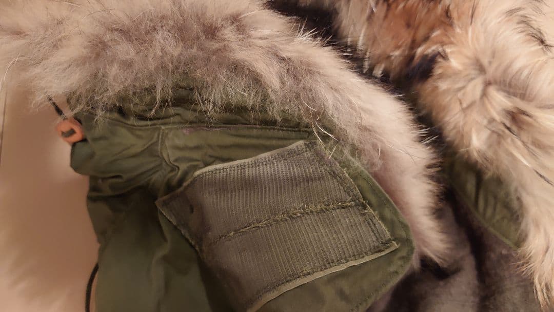 M-65 フィッシュテール用 フード コヨーテファー