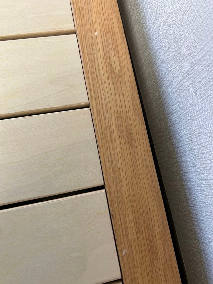 無印良品 ベッドフレーム　セミダブル　オーク　脚付き