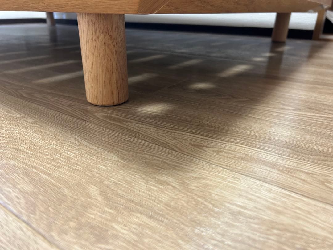 無印良品 ベッドフレーム　セミダブル　オーク　脚付き