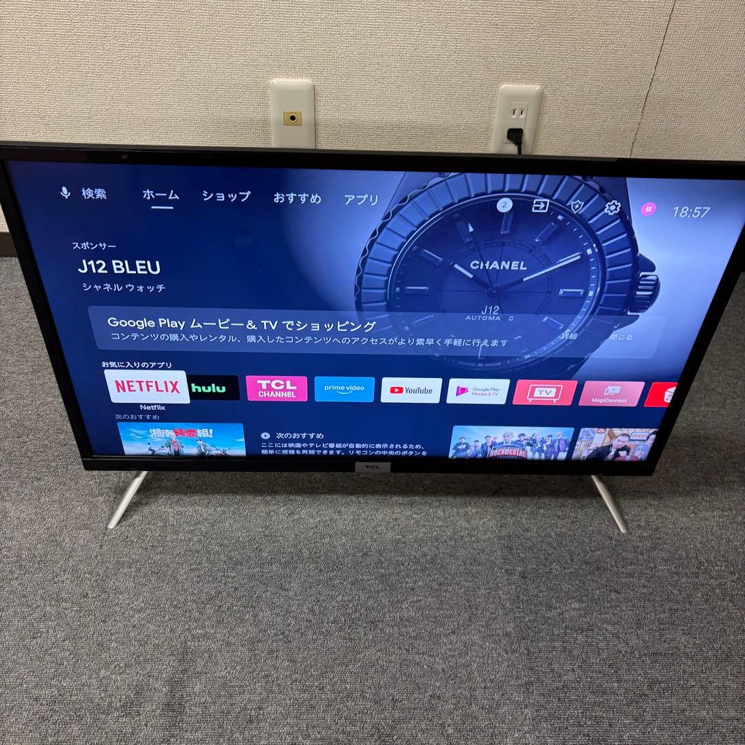 TCL 2022年製 32型 液晶テレビ 32S518K Android