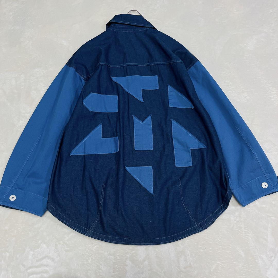 美品★ヤッコマリカルド　ジオメトリーアップリケジャケット