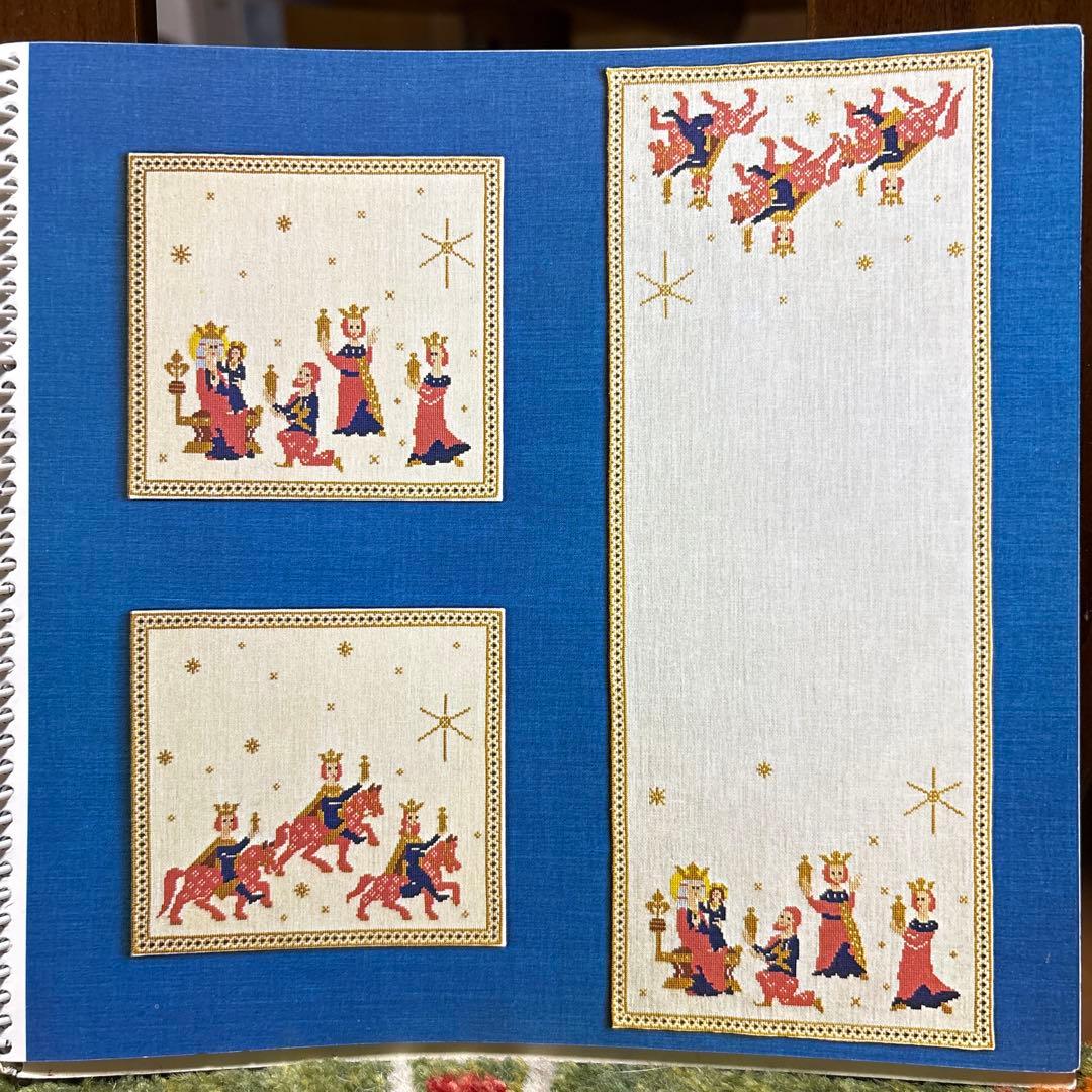 希少　フレメ刺繍　クリスマスクロスステッチ図案集　全79ページ　断捨離