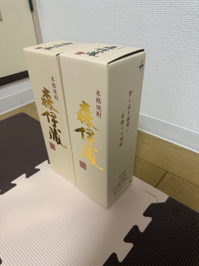 【新品・完全未開封】　本格焼酎　森伊蔵　金ラベル 芋焼酎　720ml 2本セット