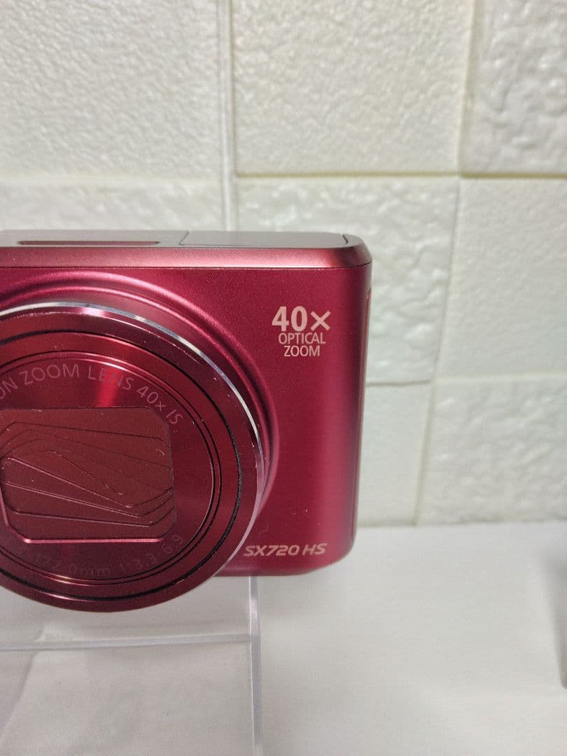【美品】Canon PowerShot SX720 HS レッド　デジカメ40倍