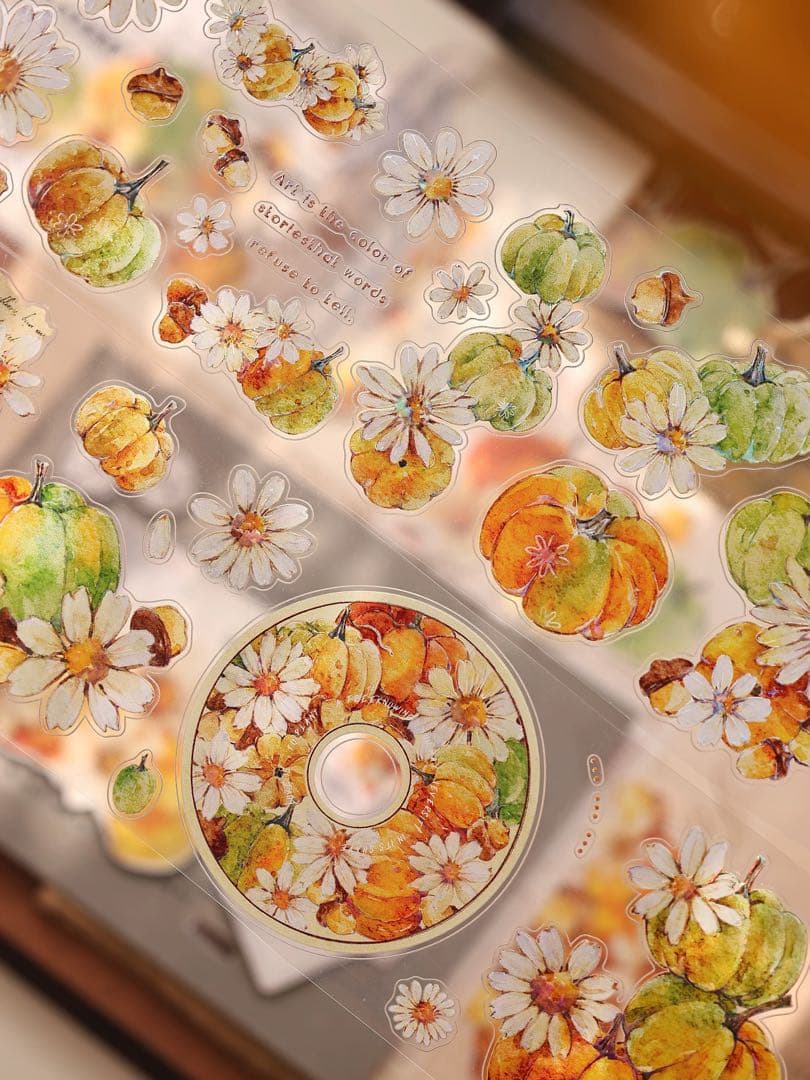 ⭐️SALE⭐️小白家文創《南瓜派》海外マスキングテープ マステ 【2747】