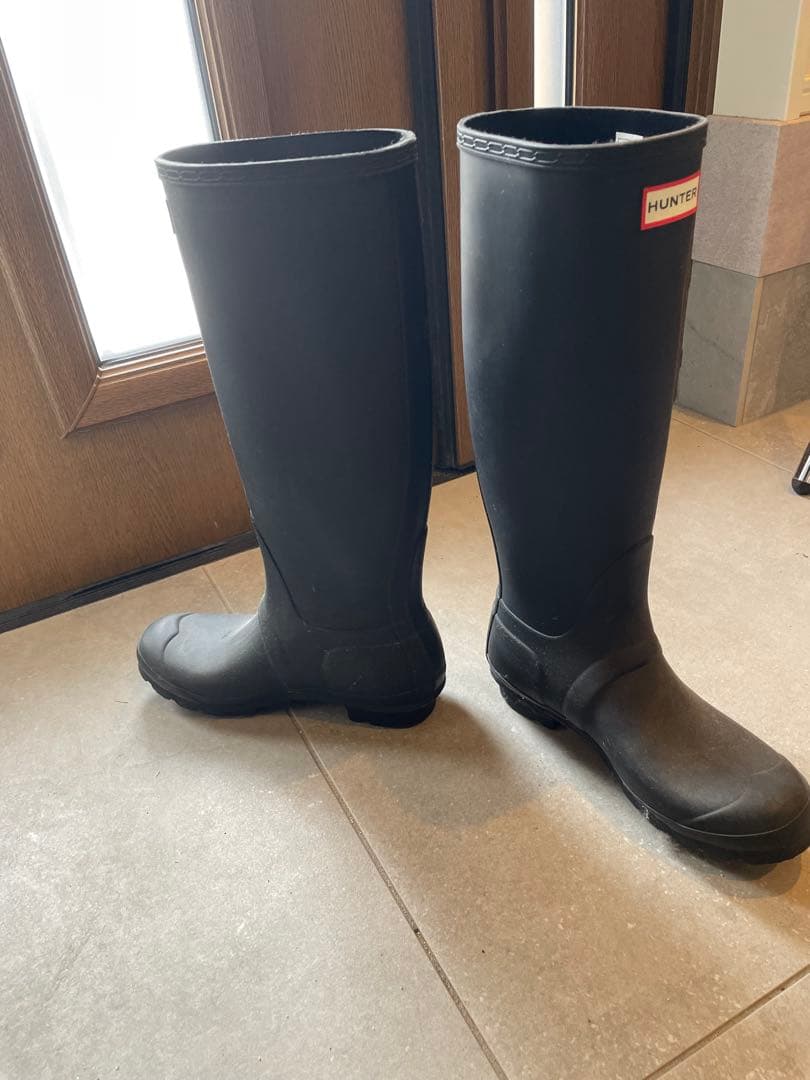極美品⭐︎HUNTER ブラック 長靴 バックル付き