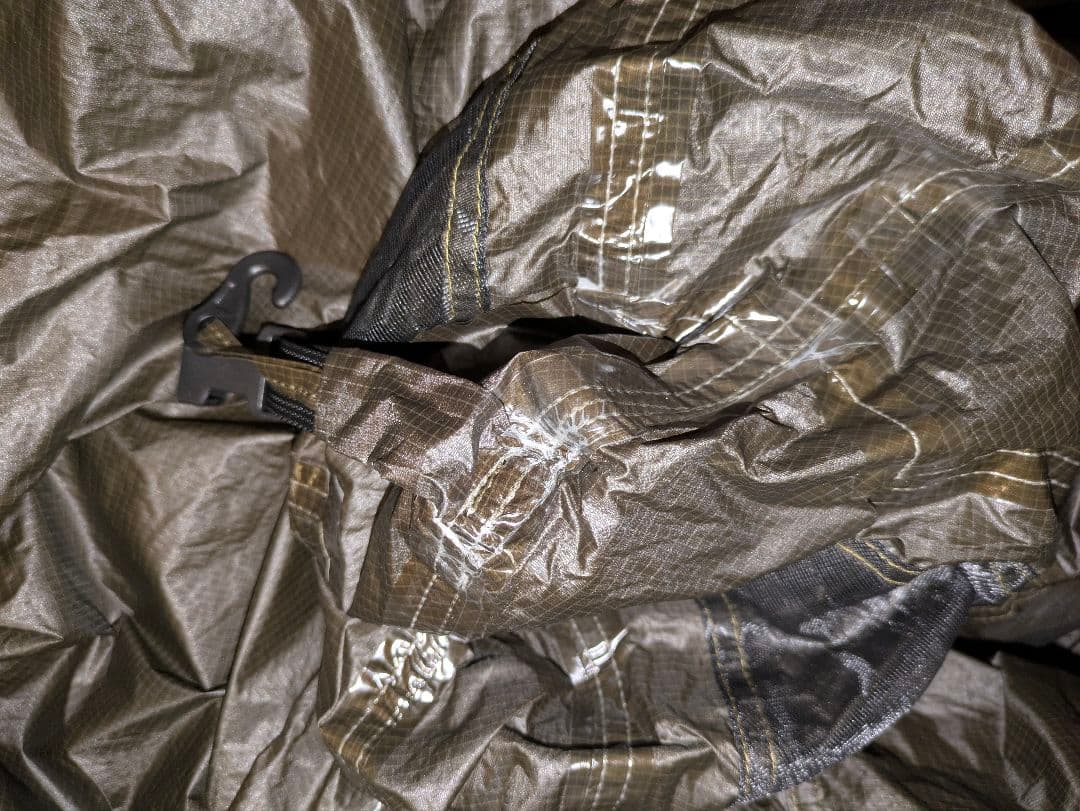 【2回使用のみ】Unafreelyシルナイロンワンポールテント　謎テント