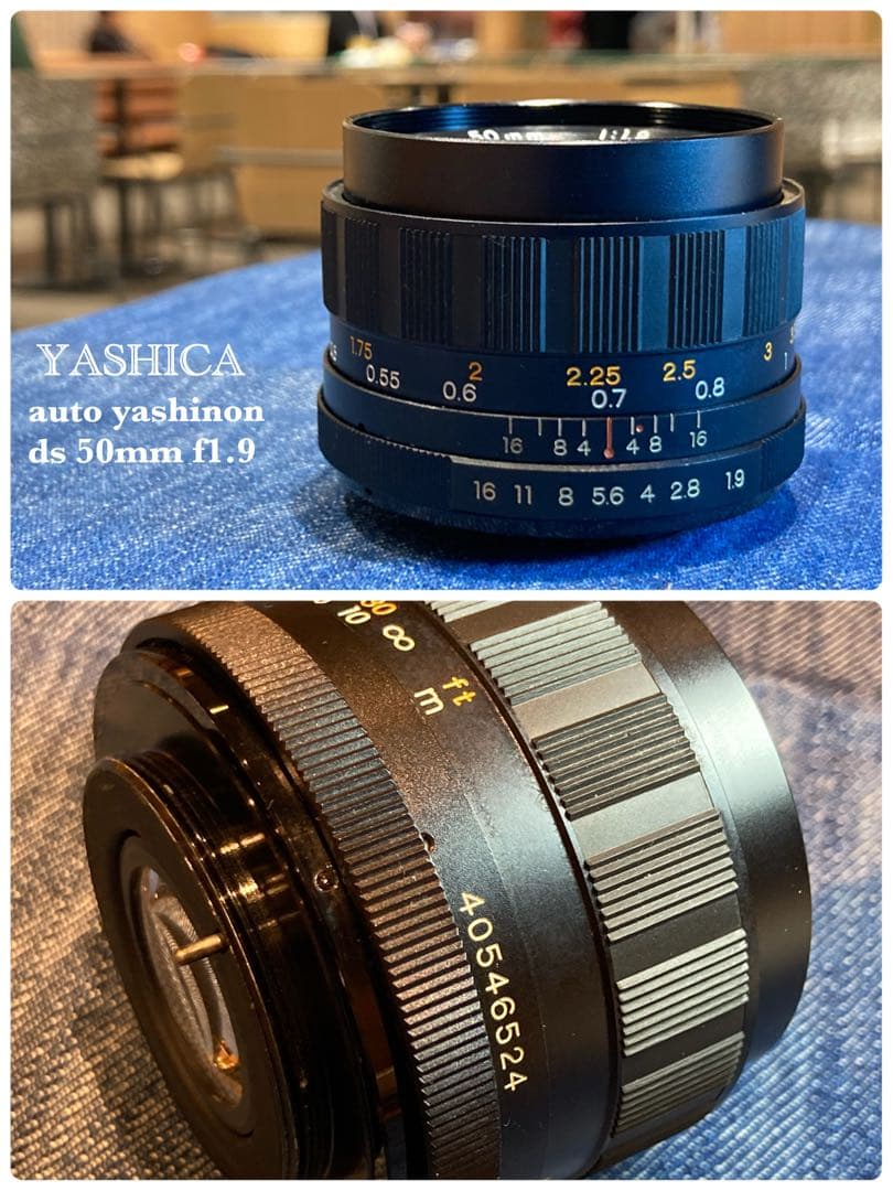 ヤシカyashinon ds f1.9+pentax sp 完動品＊美品