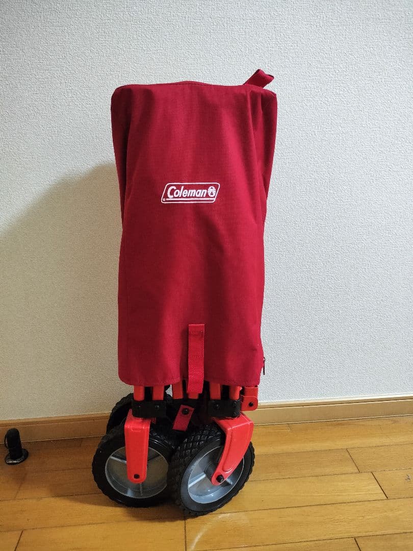 Coleman キャリーカート レッド