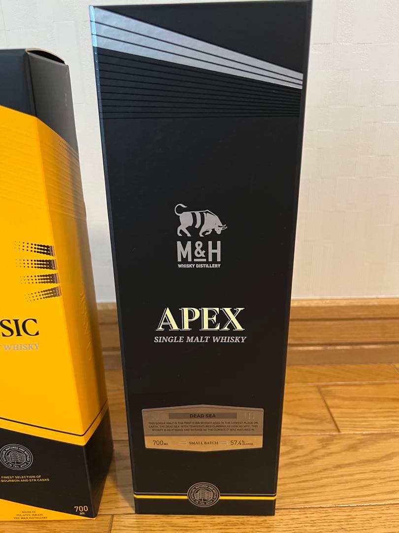 M&H CLASSIC & APEXシングルモルトウイスキー 700ml 2本