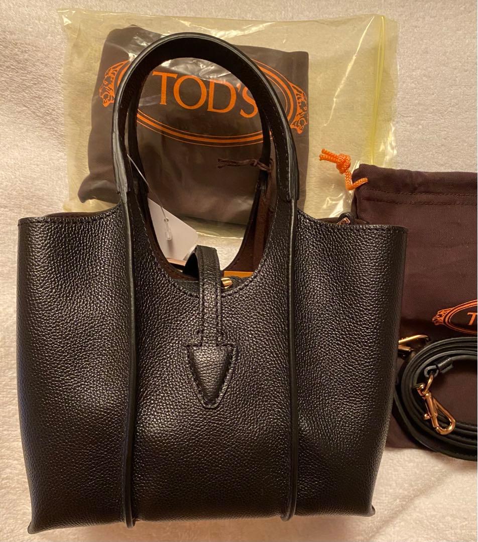 価格変更！金額&掲載期間変更！TOD'S 黒 レザー バッグ マイクロ