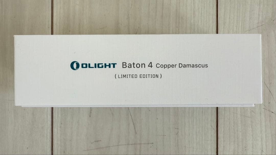 【希少】olight baton 4 カッパーダマスカス 数量限定品