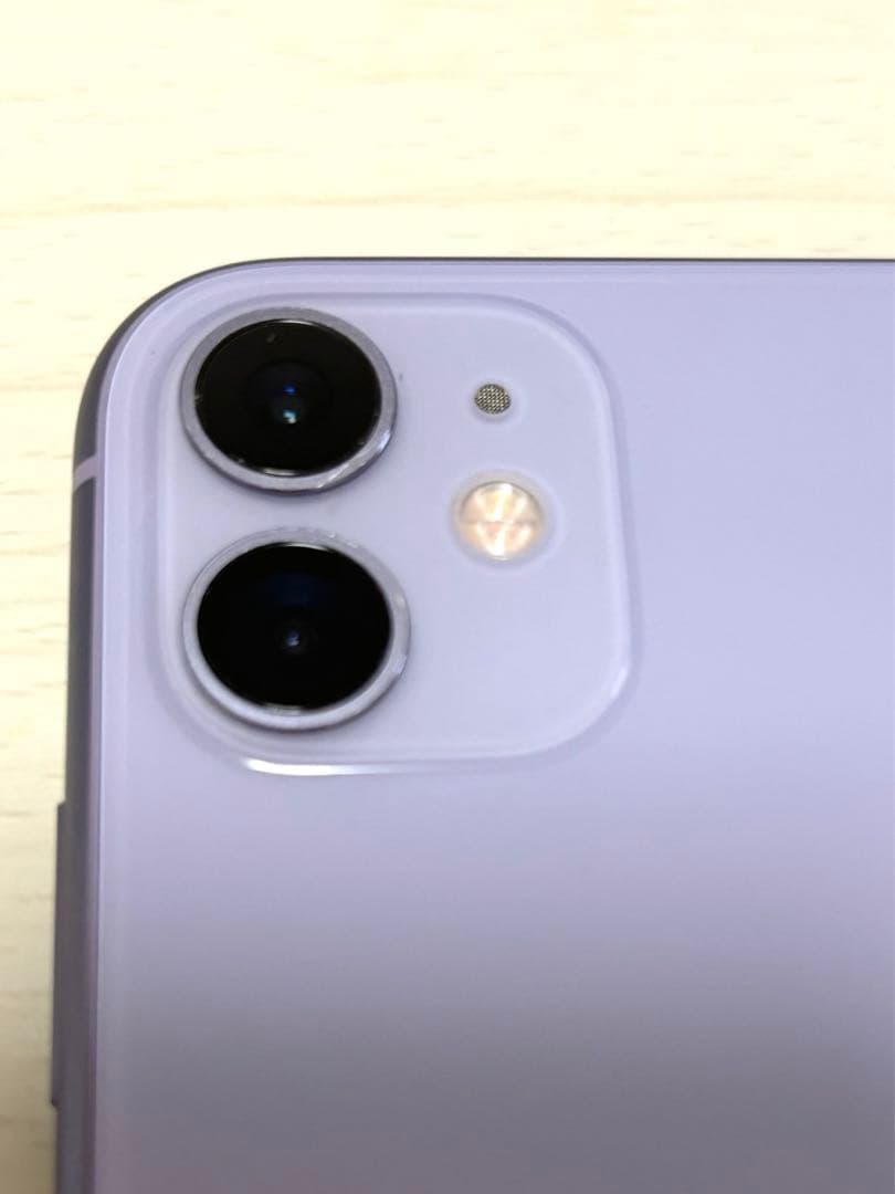 【美品】　iPhone 11 パープル 128GB