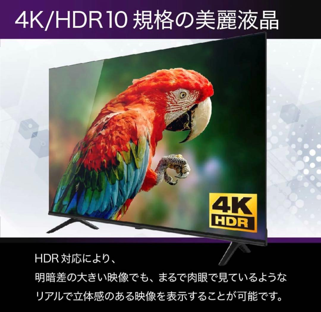 新品地デジGoogle TV 50インチ 地デジ BS 110度CS