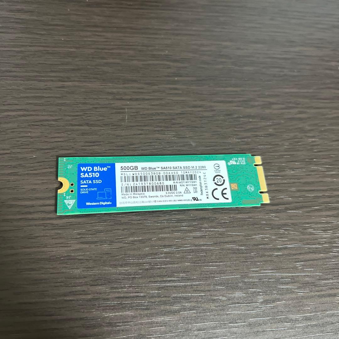 内蔵型SSD WD Blue SA510 M.2 SATA SSD 500GB