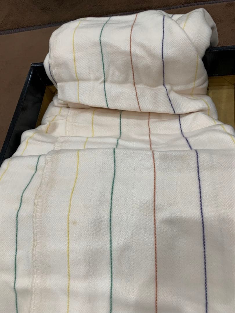 【未使用】CELINE セリーヌ 綿毛布 ブランケット シーツ 140×200