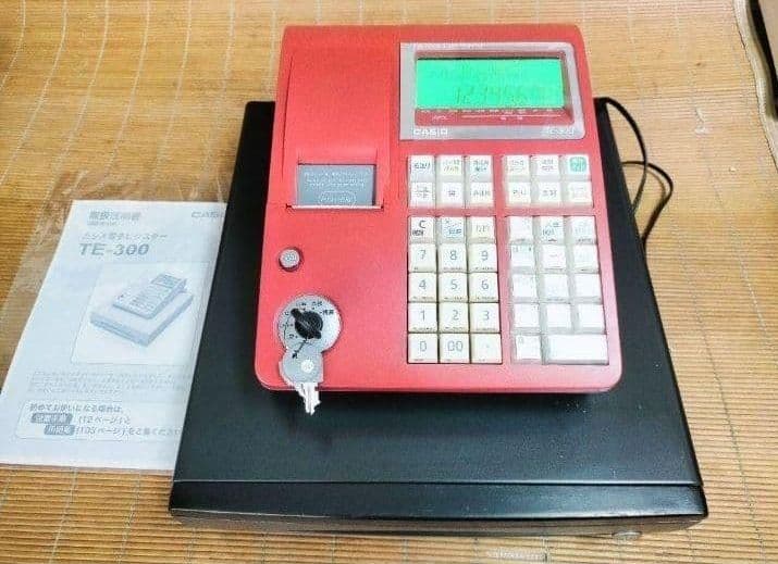 カシオレジスター　TE-300　フル設定無料　送料無料人気機種　499961