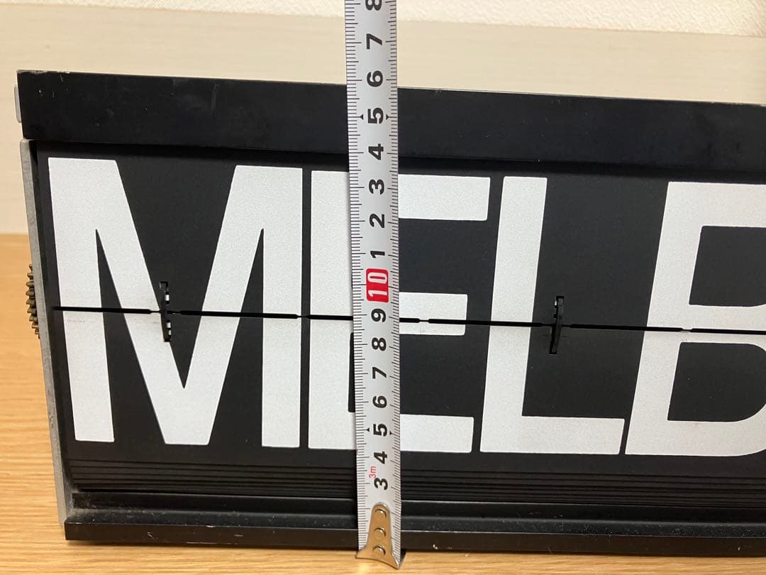 【美品/希少】反転フラップ式案内表示機(通称パタパタ)