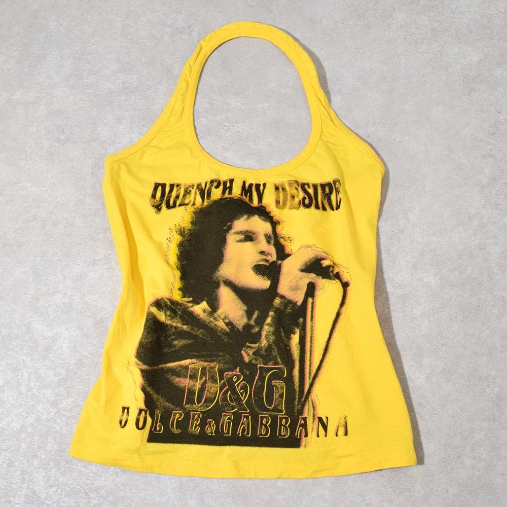 平成ギャル y2k ドルチェ＆ガッバーナ D&G ホルターネック キャミソール