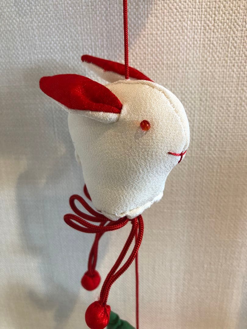 桃の節句の壁掛け①　吊るし飾り　吊るし雛