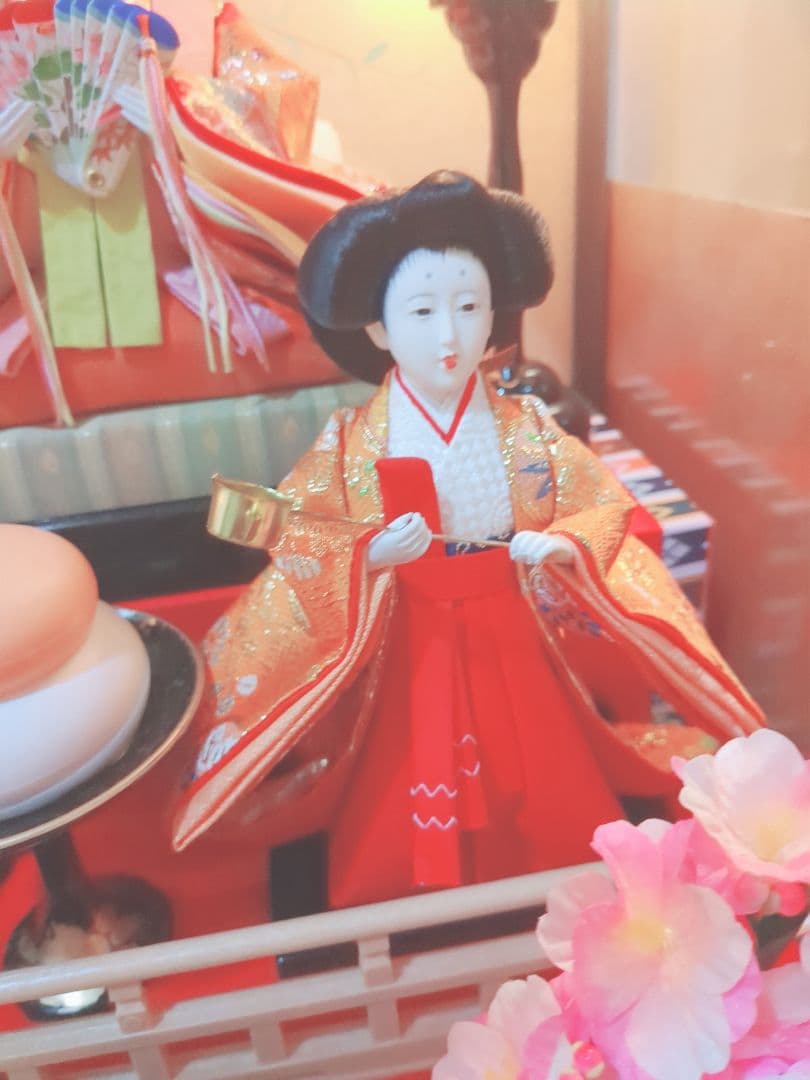 お値打ち 久月 雛人形 ひな祭り ガラスケース入り オルゴール付き