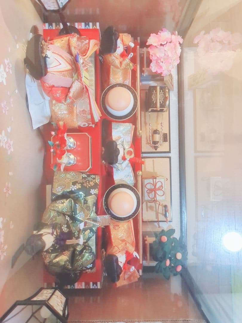 お値打ち 久月 雛人形 ひな祭り ガラスケース入り オルゴール付き