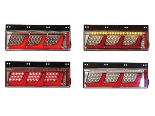 シーケンシャルターン トラック用 リアコンビネーション 3連タイプ　テールランプ