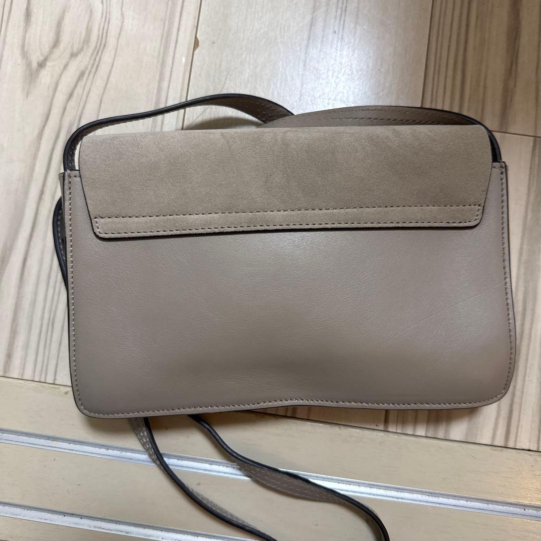 Chloé クロエ　ショルダーバッグ グレー　スエード