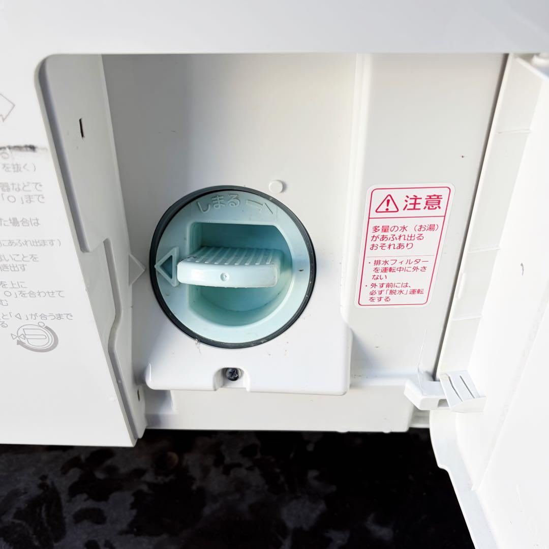 運搬取付無料！ホワイト純正Panasonic9kgドラム式洗濯乾燥機！完動品！