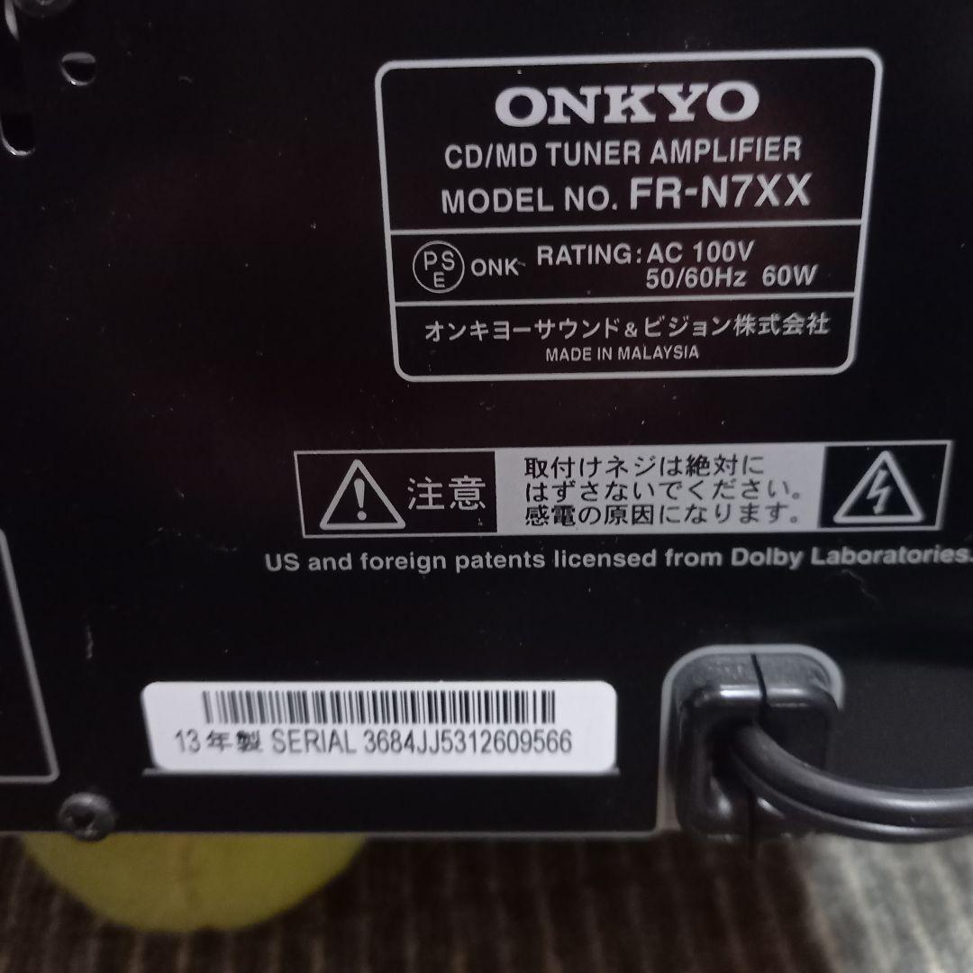 ONKYO FR-N7XX(A) CDピックアップ新品交換 MD難有り