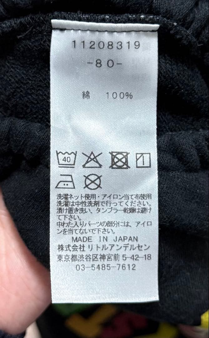 HYSTERICMINI ブラック ロンパース ヒスミニ 80 ベビー 美品