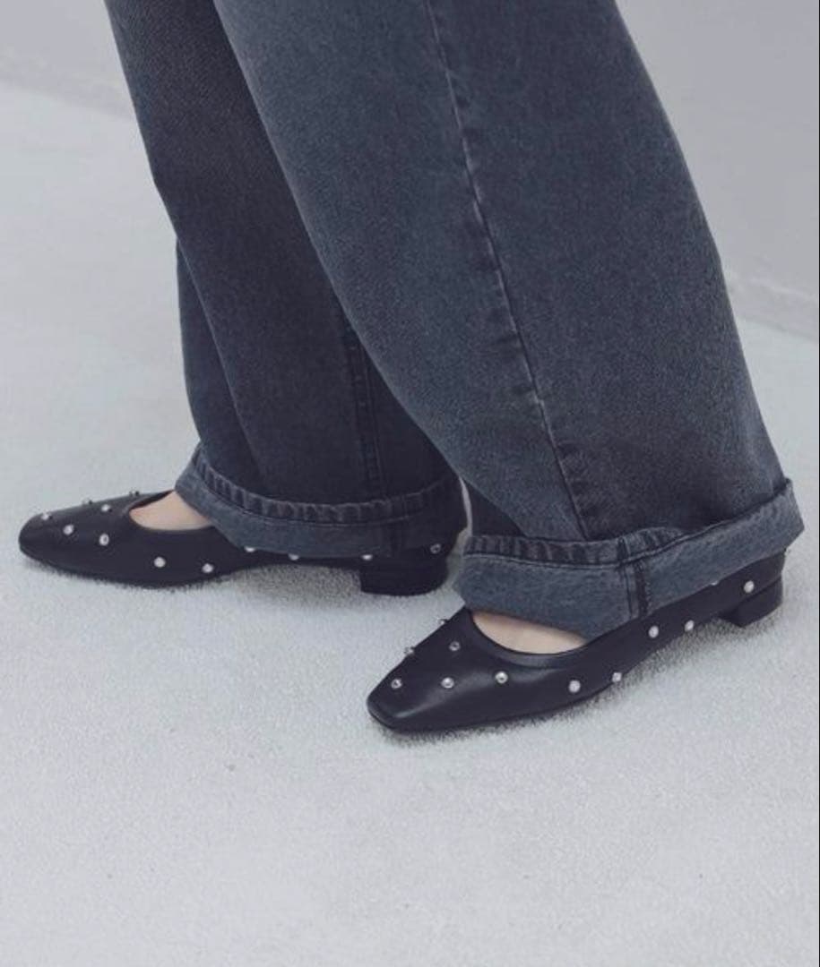 ツルバイマリコオイカワフラットシューズ 37ミレニア着用数回美品❤︎