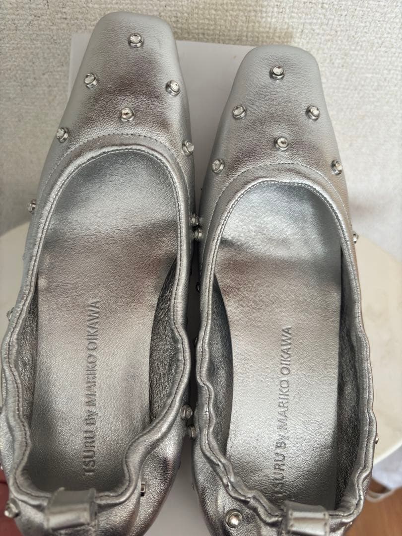 ツルバイマリコオイカワフラットシューズ 37ミレニア着用数回美品❤︎