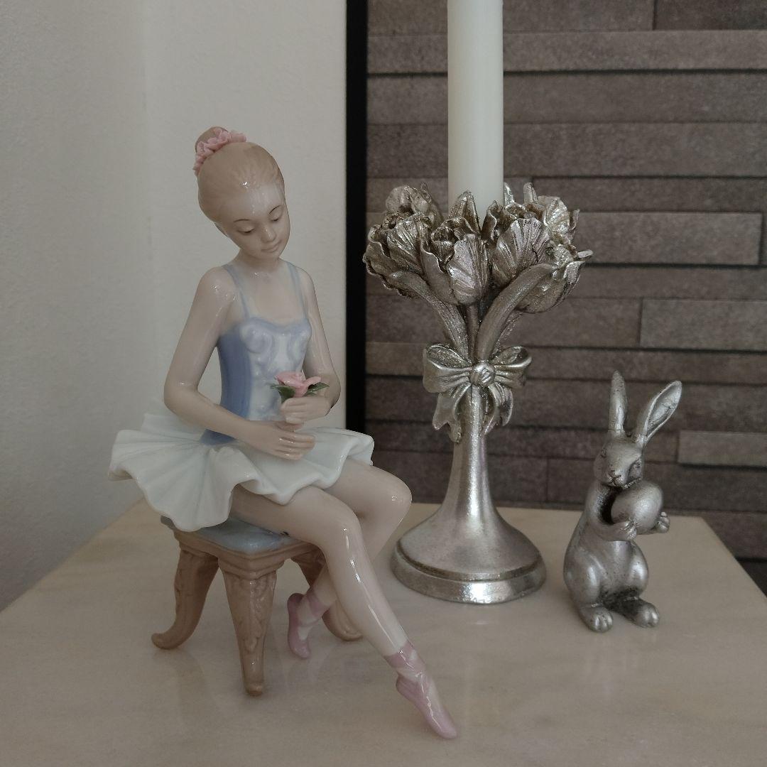 【未使用】leo　バレリーナ　フィギュリン　リヤドロ風