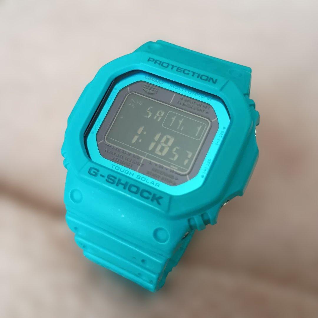 カシオ G-SHOCK 　GW-M5610MD　ソーラー　電波　ブルー　青