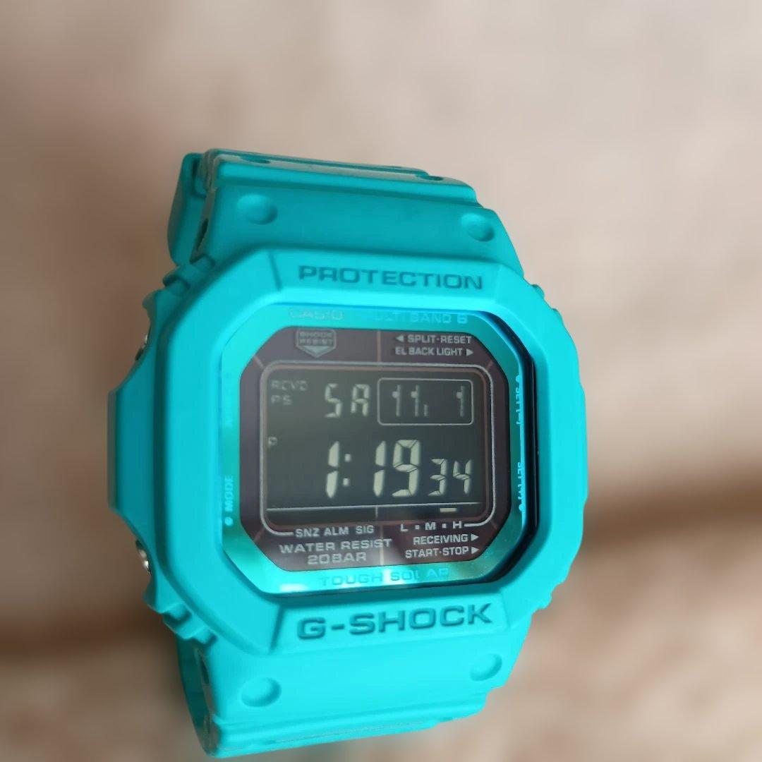 カシオ G-SHOCK 　GW-M5610MD　ソーラー　電波　ブルー　青