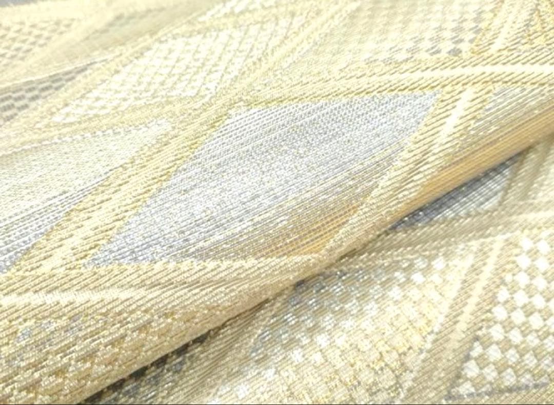 本日限定お値下げ◆新品未使用◆誉田屋源兵衛六通柄袋帯/金唐革金華/燦金銀糸