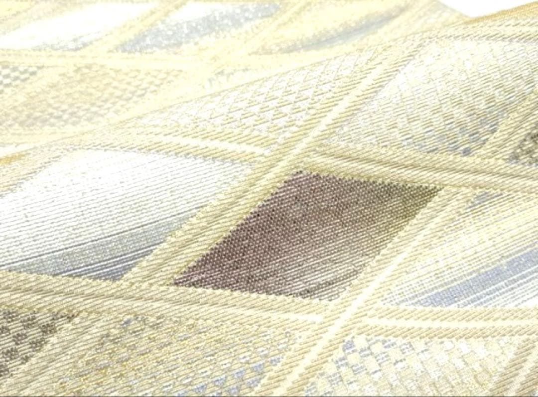 本日限定お値下げ◆新品未使用◆誉田屋源兵衛六通柄袋帯/金唐革金華/燦金銀糸