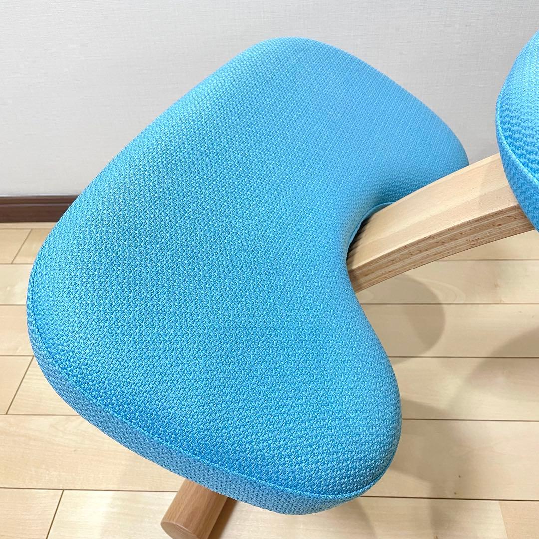 バランスラボ バランスチェア バランスイージー ライトブルー 中古品