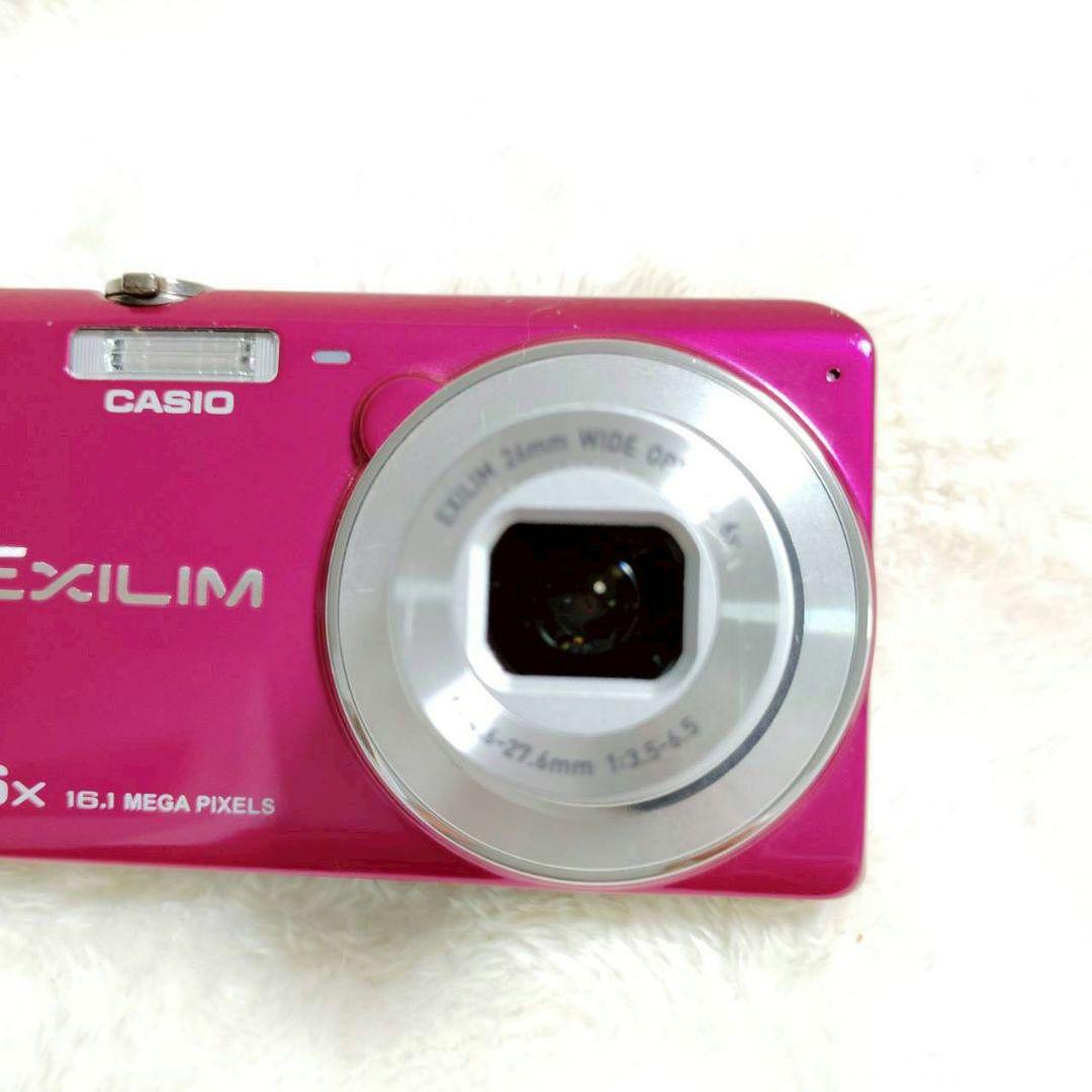美品✨ CASIO EXILIM EX-ZS25 レッド バッテリー デジカメ