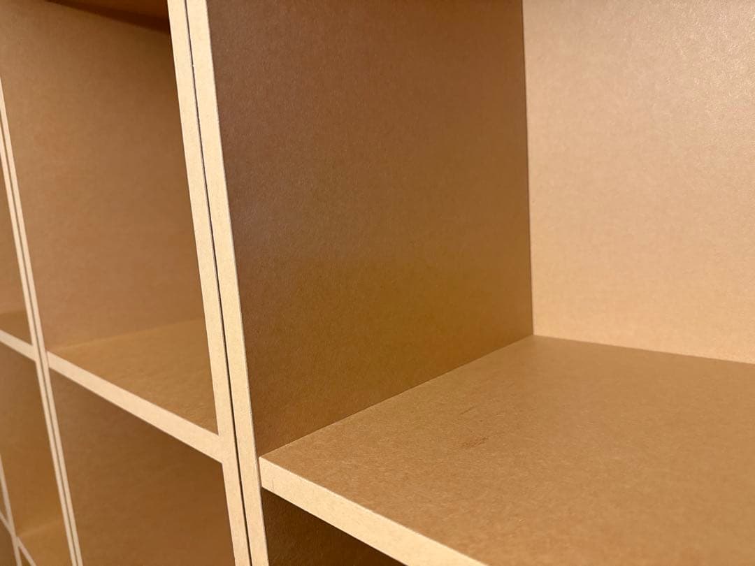 現地引取限定☆無印良品☆パルプボードボックス・タテヨコＡ４サイズ・５段・ベージュ