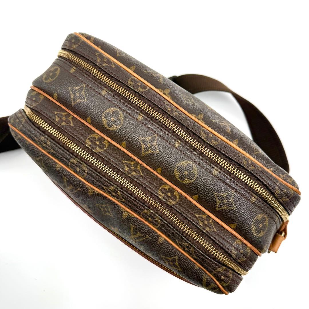 【鑑定済】ルイヴィトン モノグラム ショルダーバッグ リポーター PM